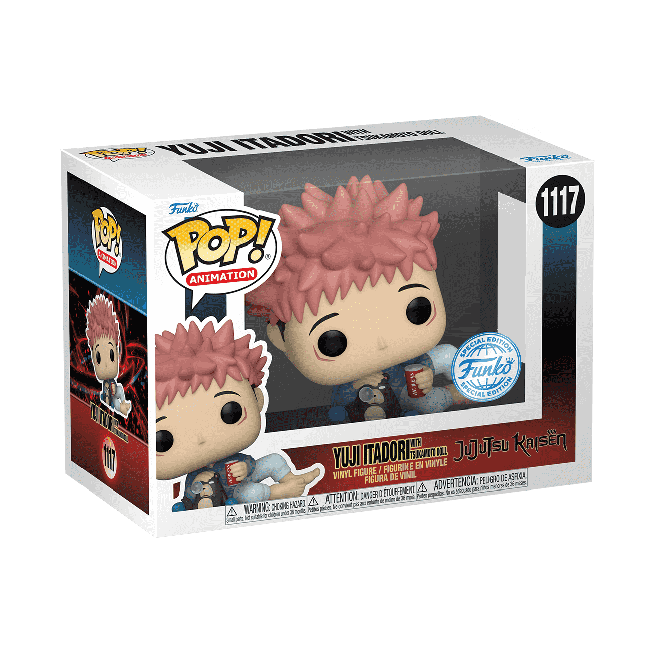 Funko POP! Animation: Jujutsu Kaisen -Yuji Itadori With Tsukamuto Doll 1117