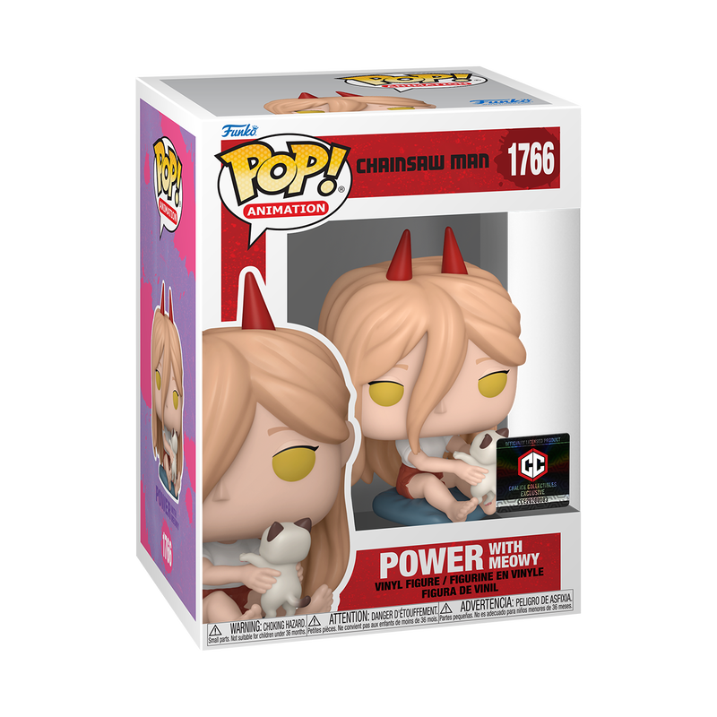 Funko POP! Animation: Chainsaw Man – Power w/Meowy 1766 Special Edition