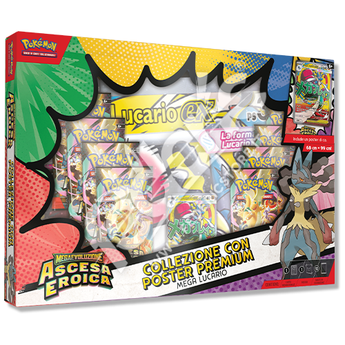 Pokémon Collezione con poster premium Mega Lucario (ITA)