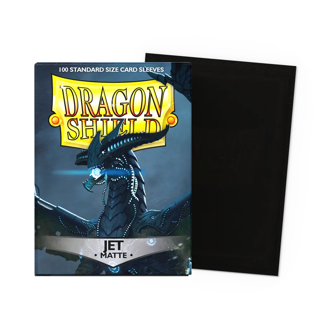 Standard - Matte - Jet (100 Sachets) - Dragon Shield