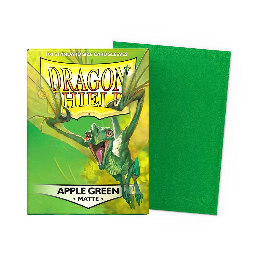Standard - Matte - Apple Green (100 Sachets) - Dragon Shield