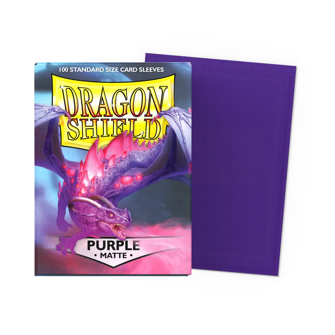Standard - Matte - Purple (100 Packets) - Dragon Shield