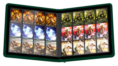 Zipfolio 480 24-Pocket Xenoskin - Green