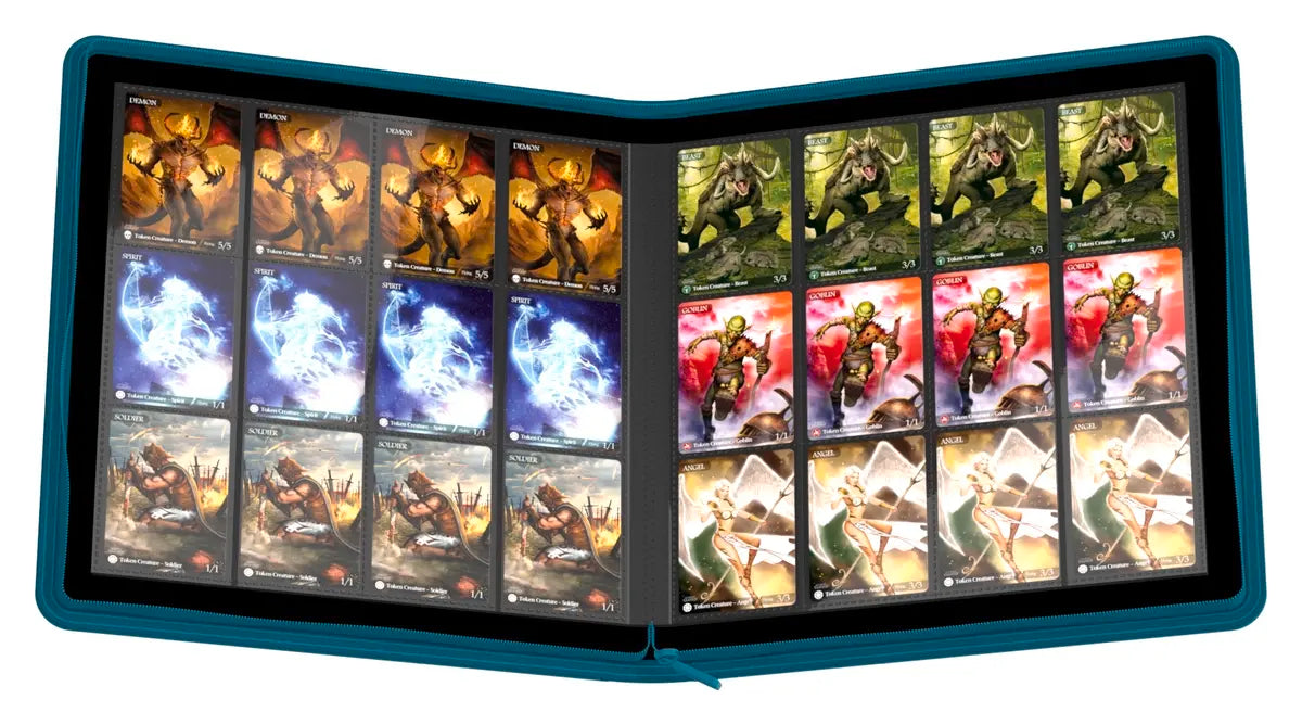 Zipfolio 480 24-Pocket Xenoskin - Petrol Blue