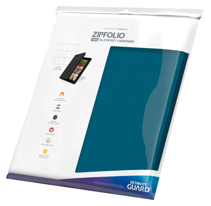 Zipfolio 480 24-Pocket Xenoskin - Petrol Blue