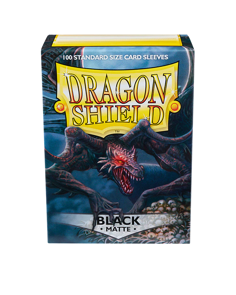 Standard - Matte - Black (100 Packets) - Dragon Shield